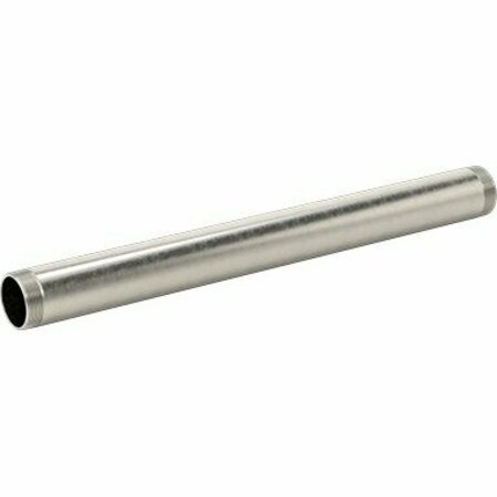 BSC PREFERRED Standard-Wall 304/304L Stainless Steel Pipe Threaded on Both Ends 3 Pipe Size 36 Long 4813K222
